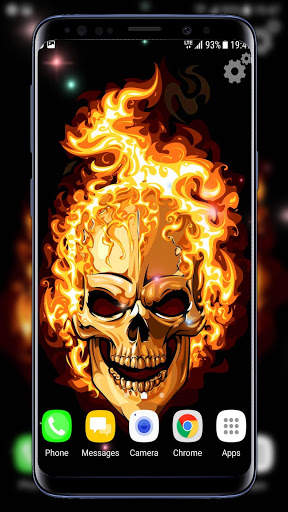 Skull Live Wallpaper screenshot 1