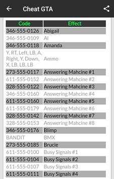 Cheats GTA 5 for PS4 screenshot 5