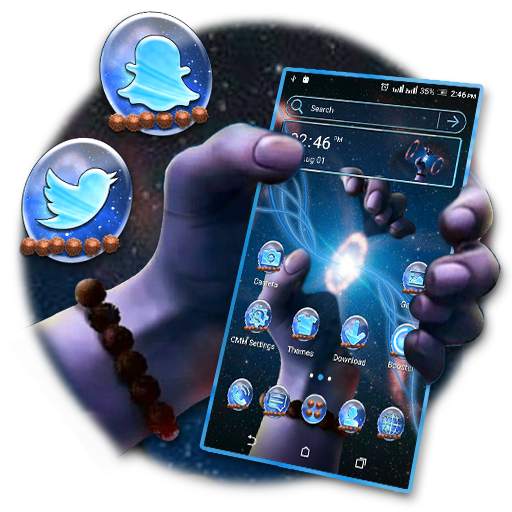 Cosmic Damaru Launcher Theme 1.0.3