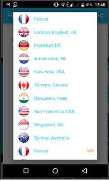 France VPN screenshot 2