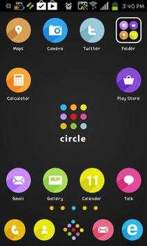 Circle go launcher theme screenshot 1