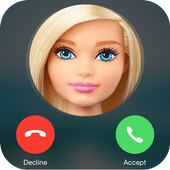 Barbie Fake Call icon