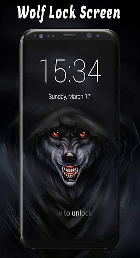 Wolf Passcode Lock Screen & Wallpapers 1 تصوير الشاشة