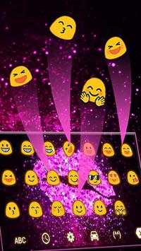 Glossy Lavender Lips keyboard theme screenshot 3