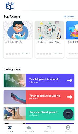 EC Learning App screenshot 2