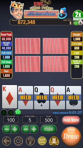 King Video Poker Multi Hand screenshot 6