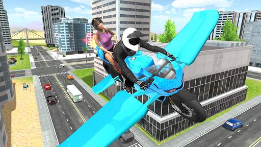 Flying Motorbike Simulator screenshot 8