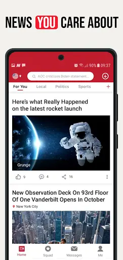 Opera News: Breaking Local & U screenshot 1