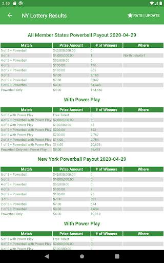 NY Lottery Results screenshot 14