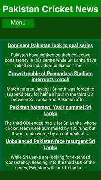 Pakistan Cricket News Lite screenshot 7