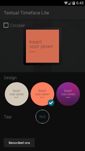 Textual Timeface Lite screenshot 3