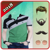 Man T-Shirt Photo Suit icon