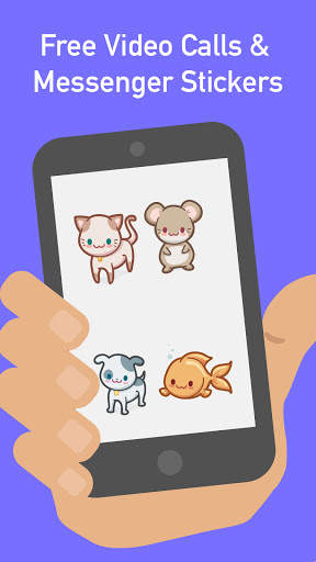 Messenger Video Calls Chat Stickers - App screenshot 2