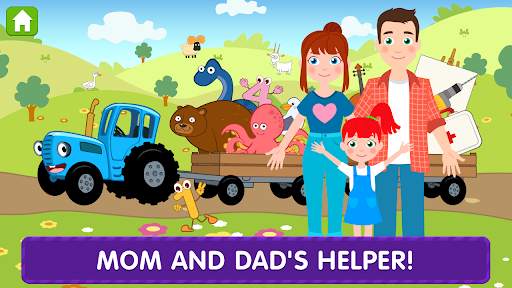 The Blue Tractor: Toddler Game screenshot 7