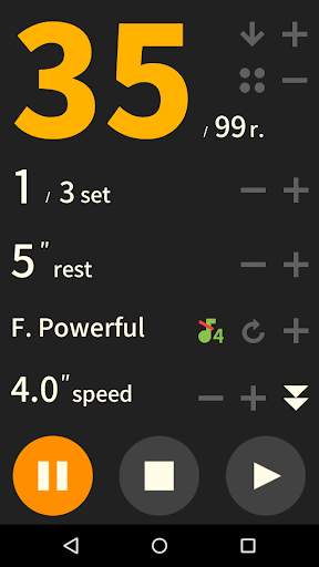 Voice Workout Rep Counter Free screenshot 1