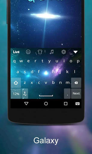 Galaxy Live Keyboard Theme screenshot 3