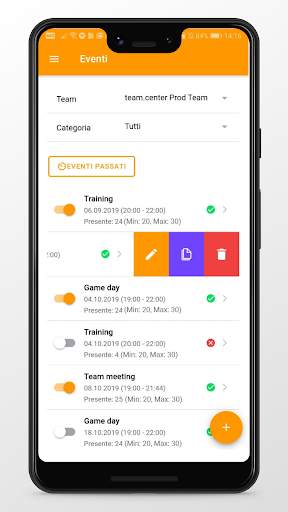 team.center - Gestione del team screenshot 2