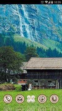 Waterfall Nature Theme HD screenshot 4