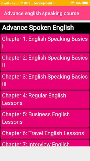 Advance english speaking screenshot 2