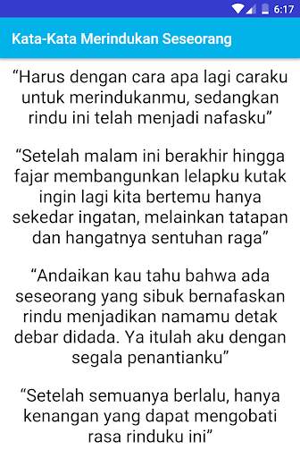 Kata-Kata Rindu Romantis screenshot 7