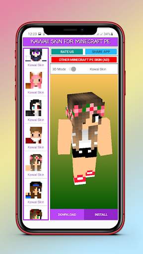 Kawaii Skin for Minecraft PE screenshot 7