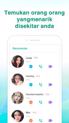 Peppermint: Live Chat, Rapat screenshot 1