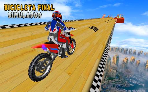 Rampa Bicicleta Jogo de Corrida Impossível screenshot 2