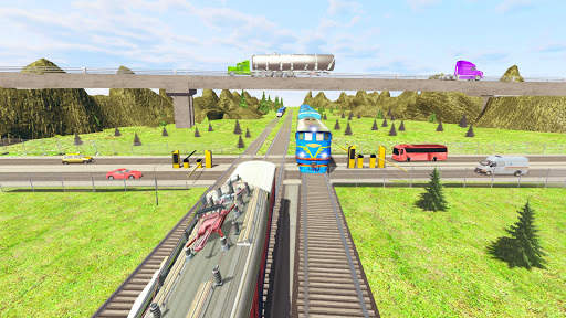 Train Racing Simulator 2019: New Train Games 3D screenshot 12