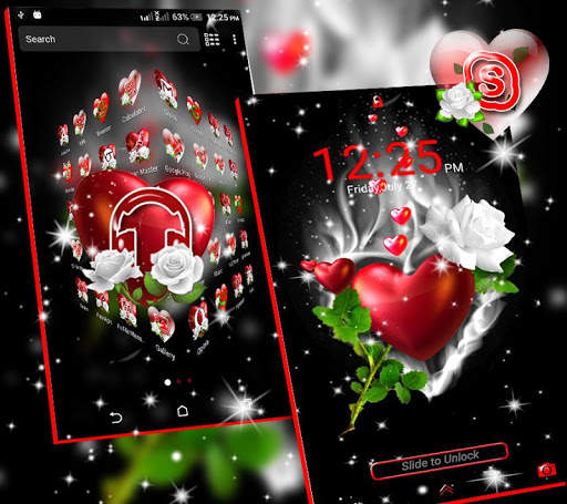 Love Heart Launcher Theme screenshot 5