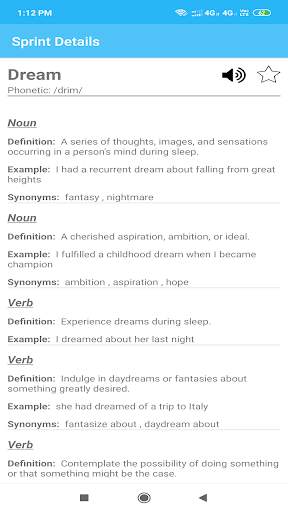 Word Sprint (Dictionary) screenshot 4