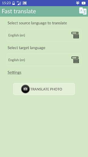 Fast Translate: Camera translate screenshot 1