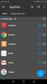 AppShut 2 تصوير الشاشة