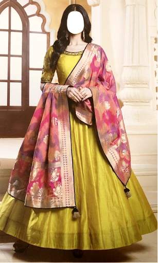 Women Full Frock Photo Suit screenshot 7