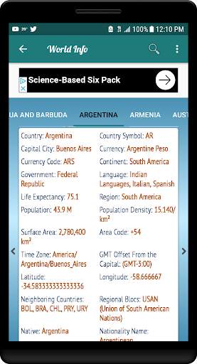 World Info screenshot 3