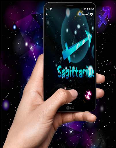 Sagittarius Live Wallpapers - Sensor, Multi Touch screenshot 4