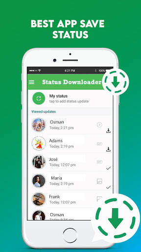 WA Status Downloader – Photo & Video Story Saver screenshot 1