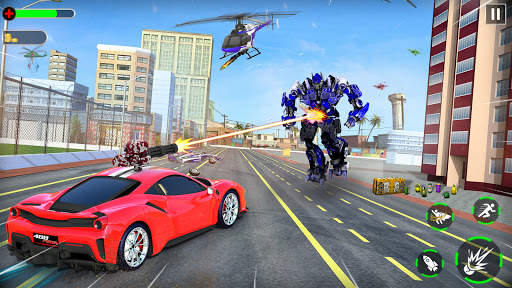 Robot Helicopter Gunship Strike 3D: Robot Games 3D screenshot 3