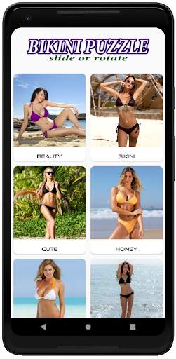 Bikini Photo Puzzle screenshot 1