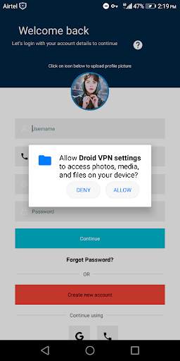 Droid VPN settings screenshot 13