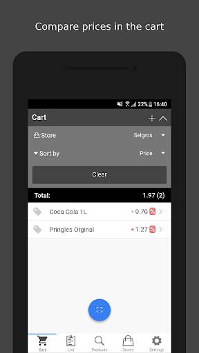 Shopping List – Comparator screenshot 1