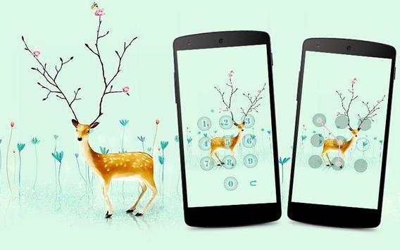 الأخضر Applock موضوع الغزلان 1 تصوير الشاشة
