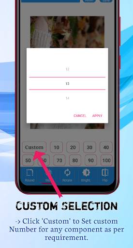 Photo Editor - Round Corner Blur rotate and flip screenshot 7