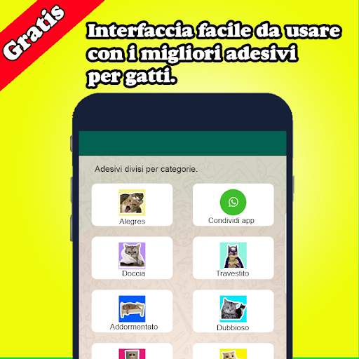 Adesivi per gatti per Chat WAStickerApps 2020 screenshot 2