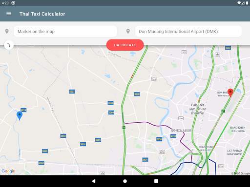 Thai Taxi Fare Calculator screenshot 11