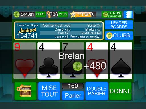 Vidéo Poker: Jeu Gratuit! screenshot 1