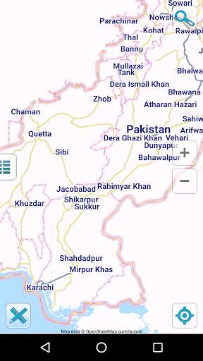 Map of Pakistan offline screenshot 1