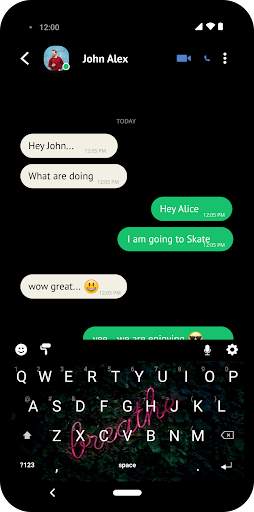 Dark Keyboard screenshot 2