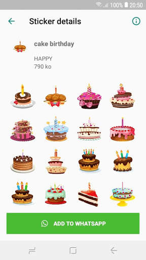 Happy Birthday Stickers for WhatsApp-WAStickerApps screenshot 2
