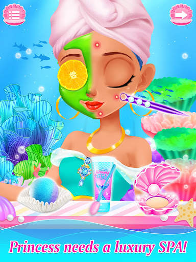 Mermaid Games: Princess Makeup screenshot 1