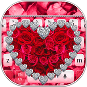 Red Rose Diamond Keyboard icon